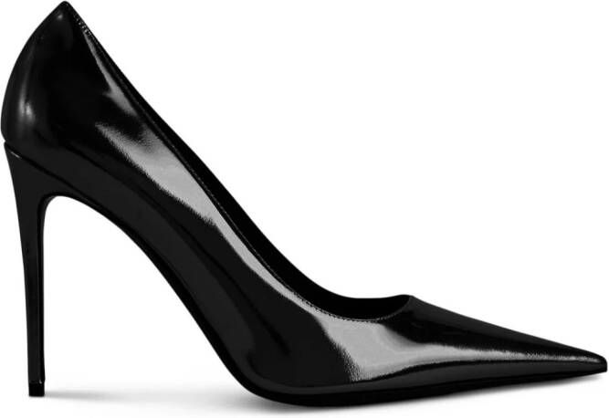 Retrofete Jasmin 110 mm pumps met hak Zwart