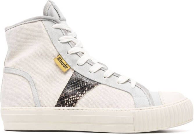 RHUDE High-top sneakers Beige