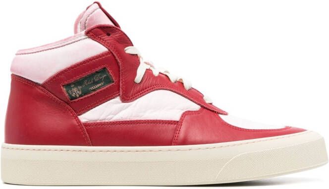 RHUDE Cabriolets high-top sneakers Rood