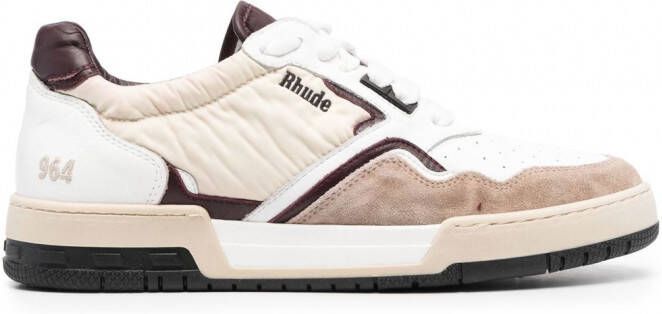 RHUDE Sneakers met logopatch Wit