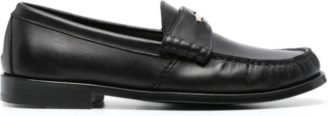 RHUDE Leren loafers Zwart