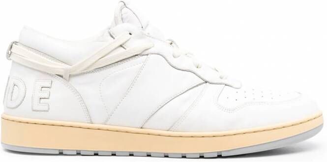 RHUDE Leren sneakers Wit