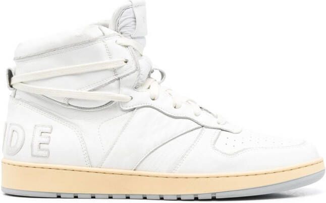 RHUDE Sneakers met logopatch Wit