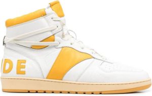 Rhude High-top sneakers Geel