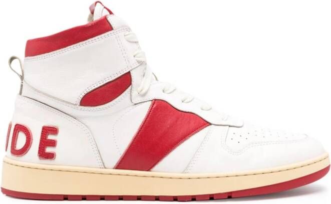 RHUDE Rhecess high-top sneakers Rood