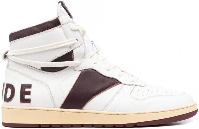 RHUDE Rhecess high-top sneakers Wit