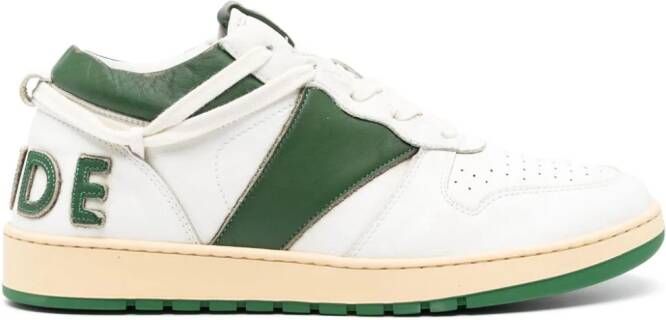 RHUDE Rhecess leren sneakers Wit