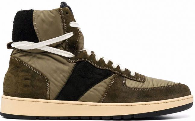 RHUDE Rhecess high-top sneakers Groen