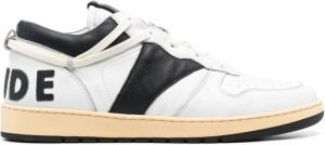 Rhude Rechess leren sneakers Wit
