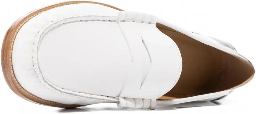 RHUDE Leren penny loafers Wit - Foto 2