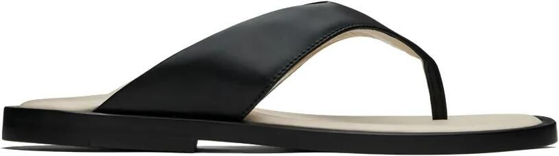 RHUDE Leren sandalen Zwart