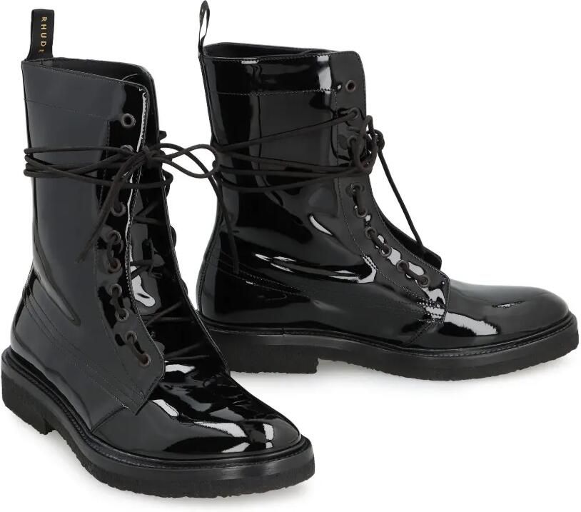 RHUDE Rhanger combat boots Zwart - Foto 3