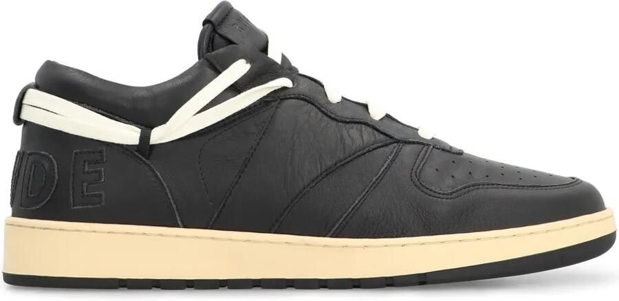 RHUDE Rhecess leren sneakers Zwart