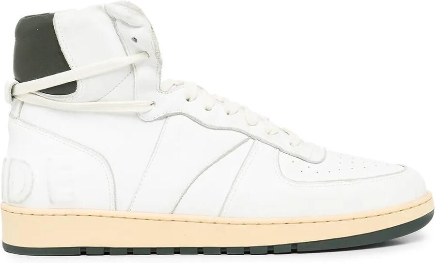 RHUDE Rhecess-Sky high-top sneakers Wit