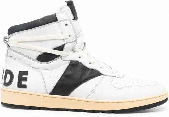 RHUDE Sneakers met colourblocking Wit