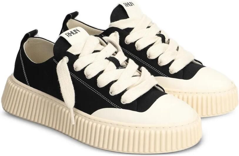 Rhun 1979 sneakers met geribbelde zool Zwart - Foto 4