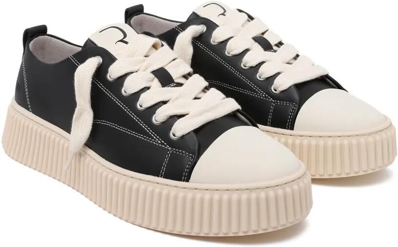 Rhun 2020 contrast-stitched platform sneakers Zwart - Foto 3