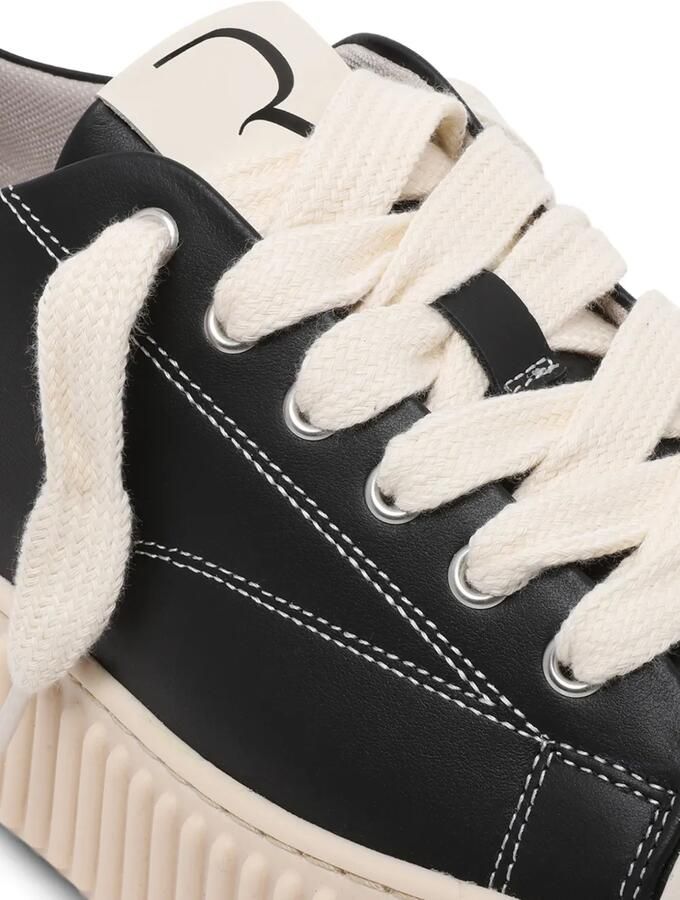 Rhun 2020 contrast-stitched platform sneakers Zwart - Foto 2