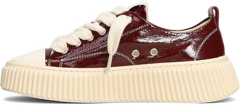 Rhun 2020 pre-owned sneakers met gekreukte afwerking Rood - Foto 3