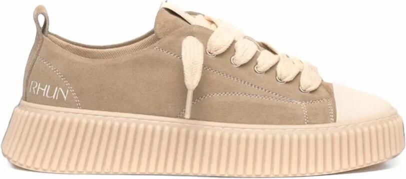 Rhun 2020 Treble suède sneakers Beige