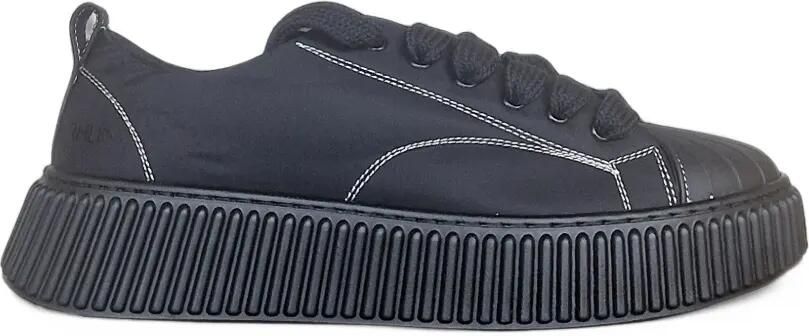 Rhun 2025 sneakers met contrasterende stiksels en plateauzool Zwart