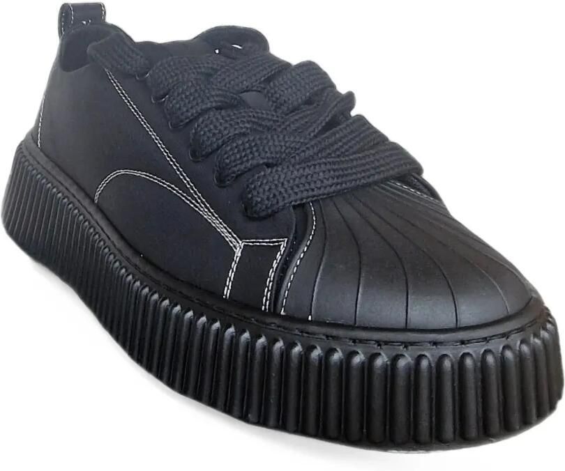 Rhun 2025 sneakers met contrasterende stiksels en plateauzool Zwart - Foto 2