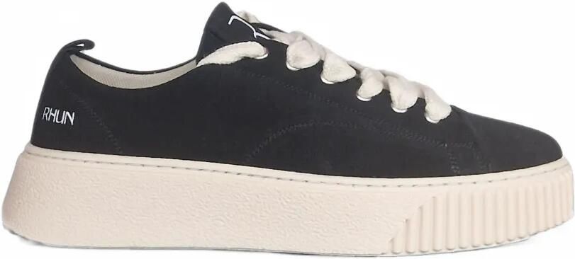 Rhun Sneakers met logoprint Zwart