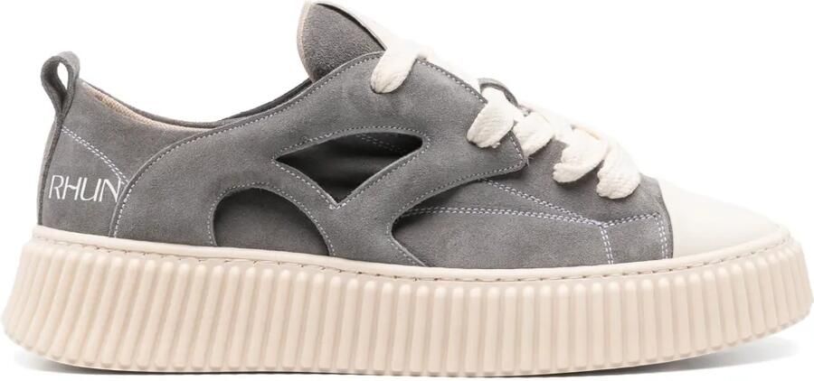Rhun Sneakers met plateauzool Grijs