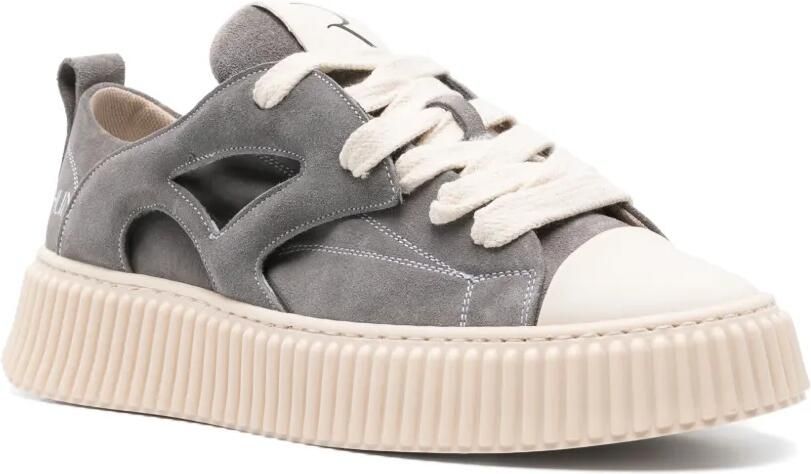 Rhun Sneakers met plateauzool Grijs - Foto 3