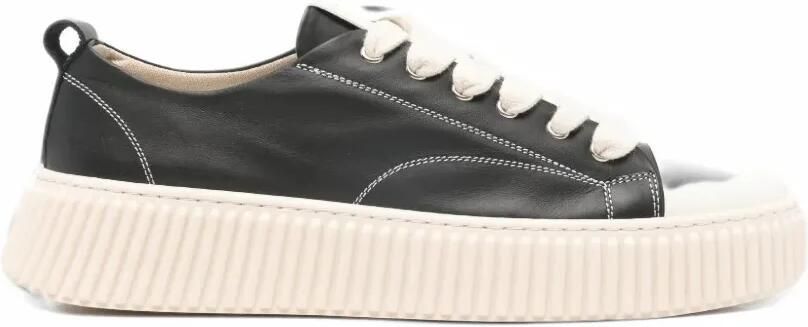 Rhun Treble 2020 leather sneakers Zwart
