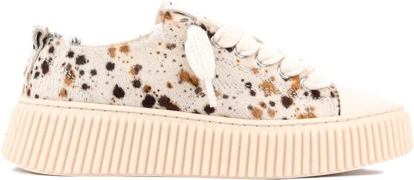 Rhun Treble 2020 sneakers met dieren-print Beige