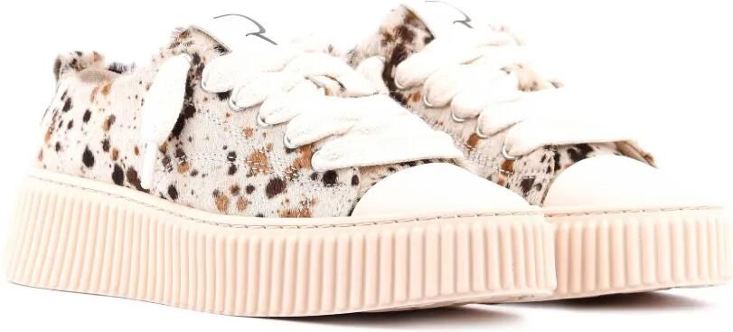 Rhun Treble 2020 sneakers met dieren-print Beige - Foto 4