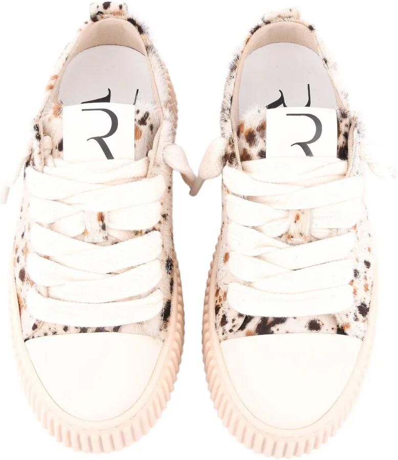 Rhun Treble 2020 sneakers met dieren-print Beige - Foto 2