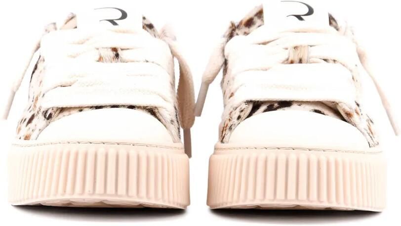 Rhun Treble 2020 sneakers met dieren-print Beige - Foto 3