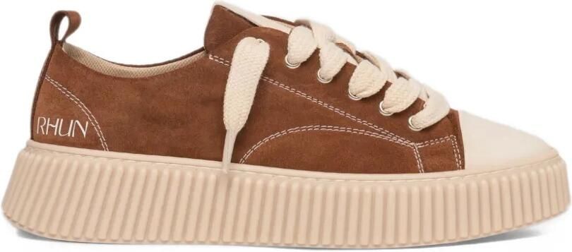 Rhun Treble 2020 suède sneakers Bruin