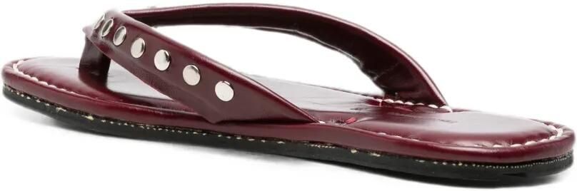RIA MENORCA Dali sandalen verfraaid met studs Rood - Foto 3