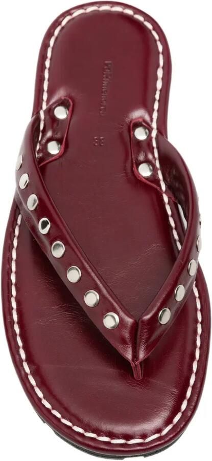 RIA MENORCA Dali sandalen verfraaid met studs Rood - Foto 2