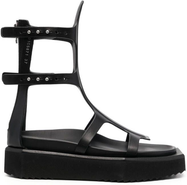 Rick Owens Sandalen met open neus Zwart