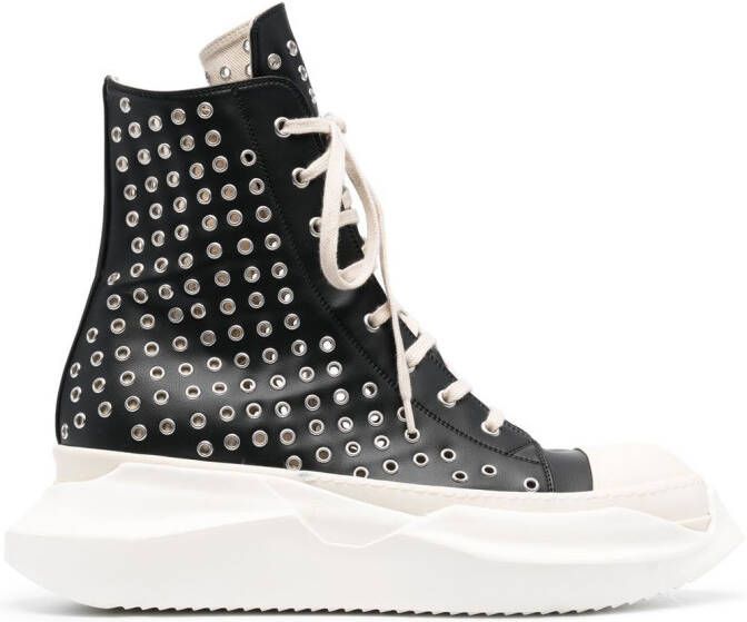 Rick Owens DRKSHDW Abstract high-top sneakers Zwart