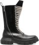 Rick Owens Army Tractor leren laarzen Zwart - Thumbnail 1