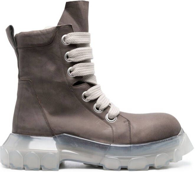 Rick Owens Beatle Bozo Tractor enkelaarzen Bruin