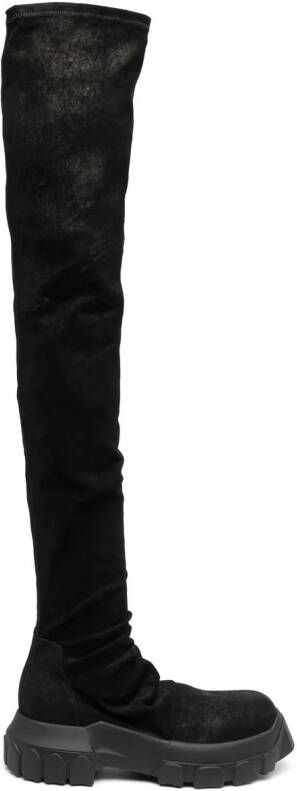 Rick Owens Bozo Tractor soklaarzen Zwart