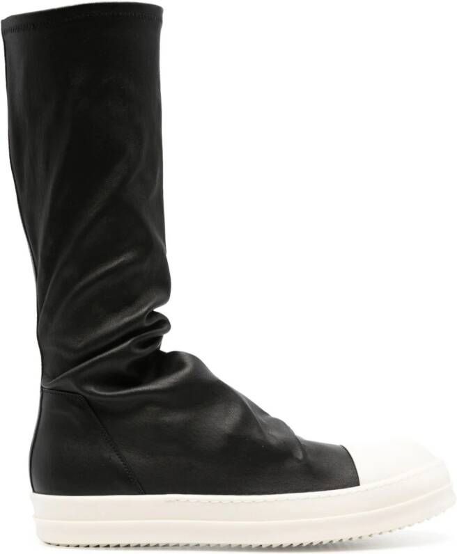 Rick Owens Leren laarzen Zwart