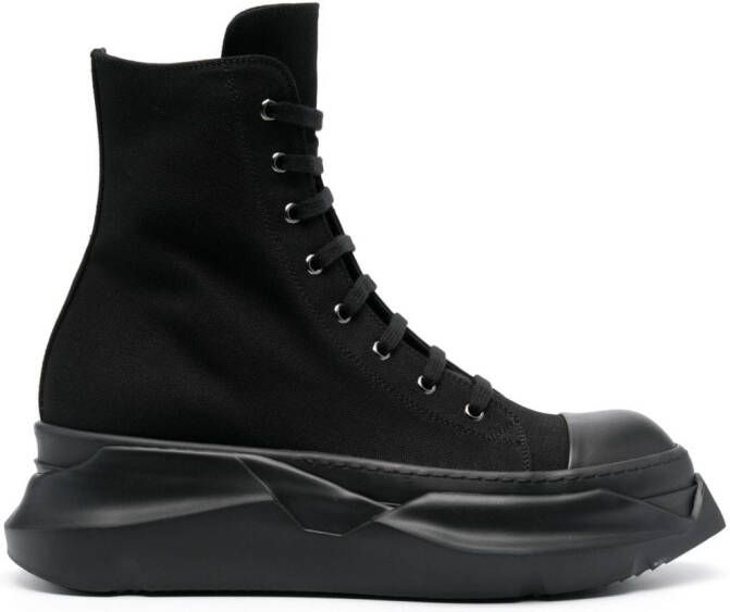 Rick Owens DRKSHDW Abstract high-top sneakers Zwart