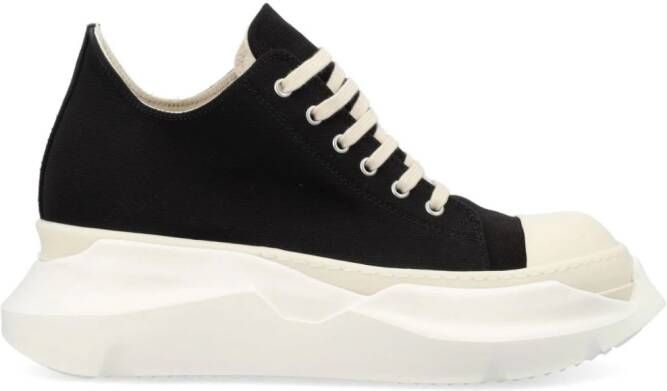 Rick Owens DRKSHDW Abstract Low lace-up sneakers Zwart