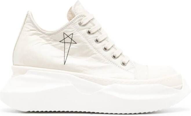 Rick Owens DRKSHDW Abstract low-top sneakers Beige