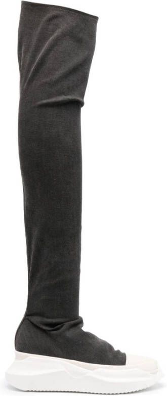 Rick Owens DRKSHDW Abstract Stockings laarzen Grijs