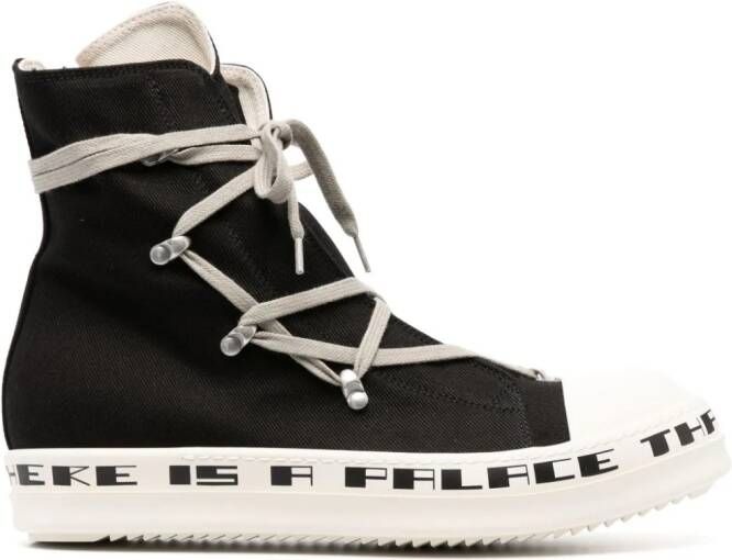 Rick Owens DRKSHDW Hexa sneakers met logo Zwart