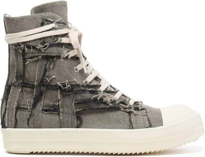 Rick Owens DRKSHDW Luxor sneakers met franje Grijs