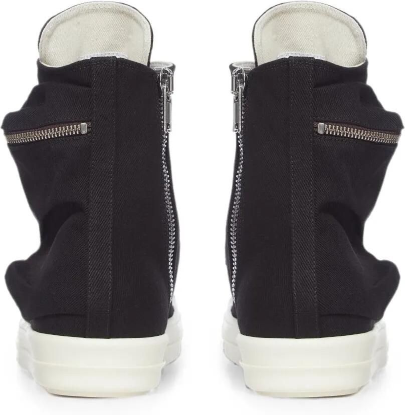 Rick Owens DRKSHDW Cargo Sneaks high-top katoenen sneakers Zwart - Foto 2